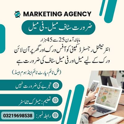 part time,full time, hme based online