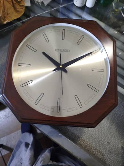 owgi wooden lasani ring matt finish clock