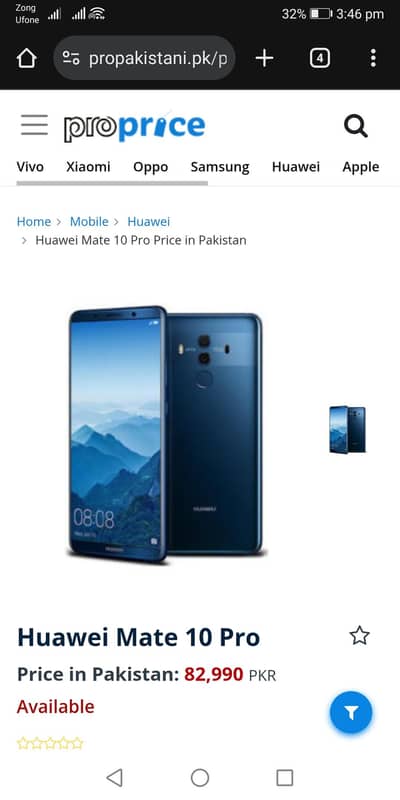 huawei mate 10 pro good condition