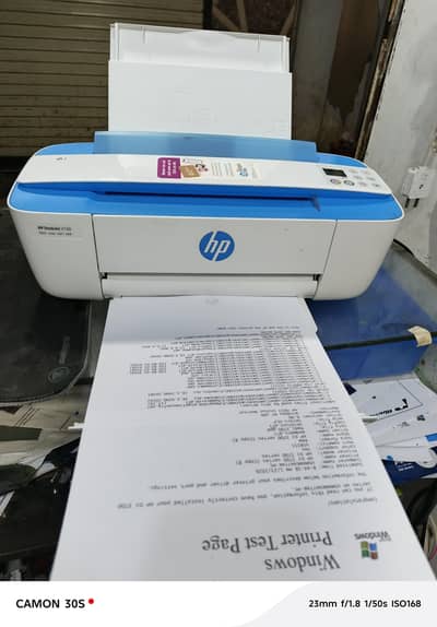HP 3720 A4 Deskjet Thermal Inkjet Wi-Fi All in One Printer - Blue