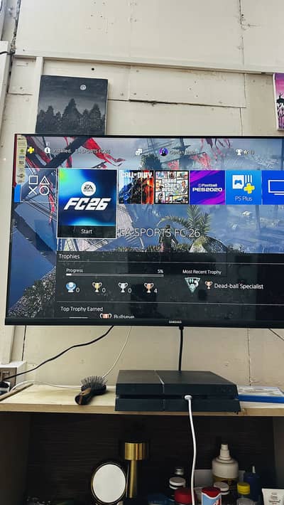 PS4 console with original remotes