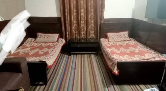 2 single beds with 2 single foam "good condition"