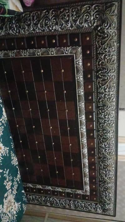 wooden bed for sale good in conition  10 by 9.03244251036