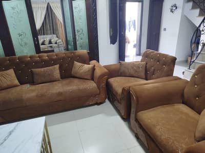 safa set 1+1+3 with cushions