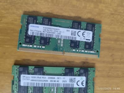 16gb  Ram ddr4 3200mhz