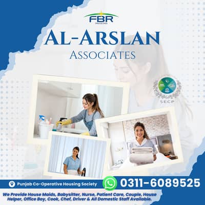 Maids / House Maids / cook / House chef / Baby Sitter maid available