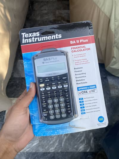 BA II Plus financial calculator texas instruments