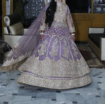 [Walima Dress][Maxi heavy elegant Colour][bridal Dress]