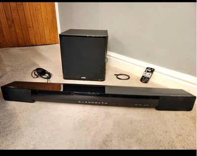 YAS-203 Yamaha Soundbar With Wireless Subwoofer Black.