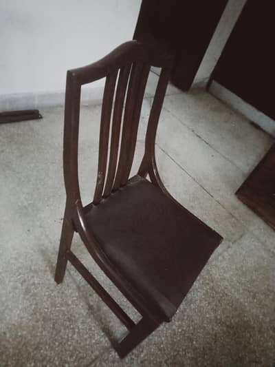 Double layer Dinning table with 6 chairs