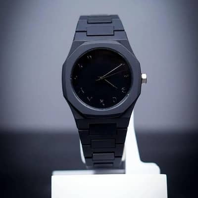 beautiful black stylist watch For man