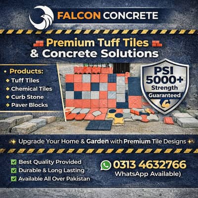 Tuff Tiles , Chemical Tuff Tile , Curb stone , Paver,