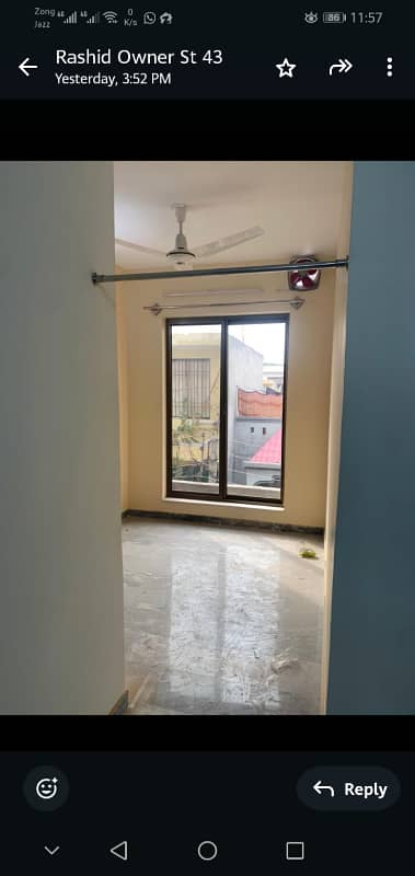 With Bor 3Marla 1st floor Avaliable phase4A Ghauri Ghouri Town Islamabad