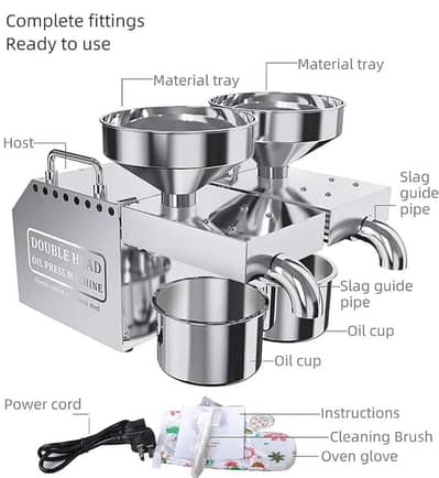 Double Head Oil Press Machine