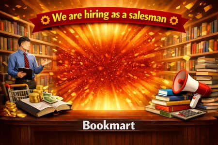 Salesman required for book shop