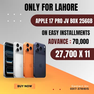 Apple iPhone 17 Pro JV 256GB On Easy Installments