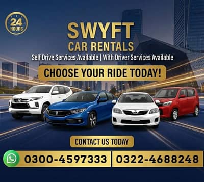 Rent a Car Available for Self Drive | rent a car Lahore | car rental