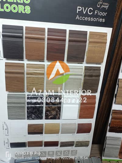 wooden floor skirting Wall panels bamboo chikh blind luxury PVC sheet