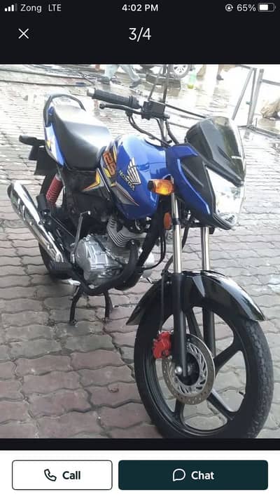 Honda cb125f model 2025 blue color 2600 Km