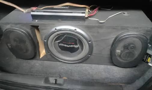 car amplifier 12 inch woofer 2 speakers