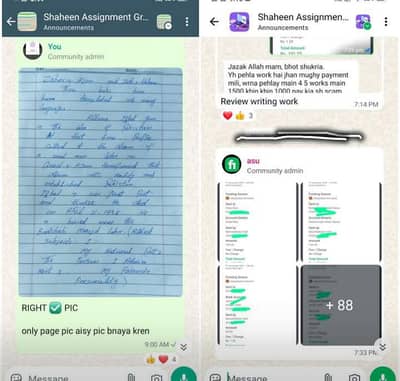 Handwriting assignment, Typing And Data Entry job Available