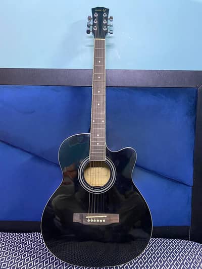 Black guitar - Medium size