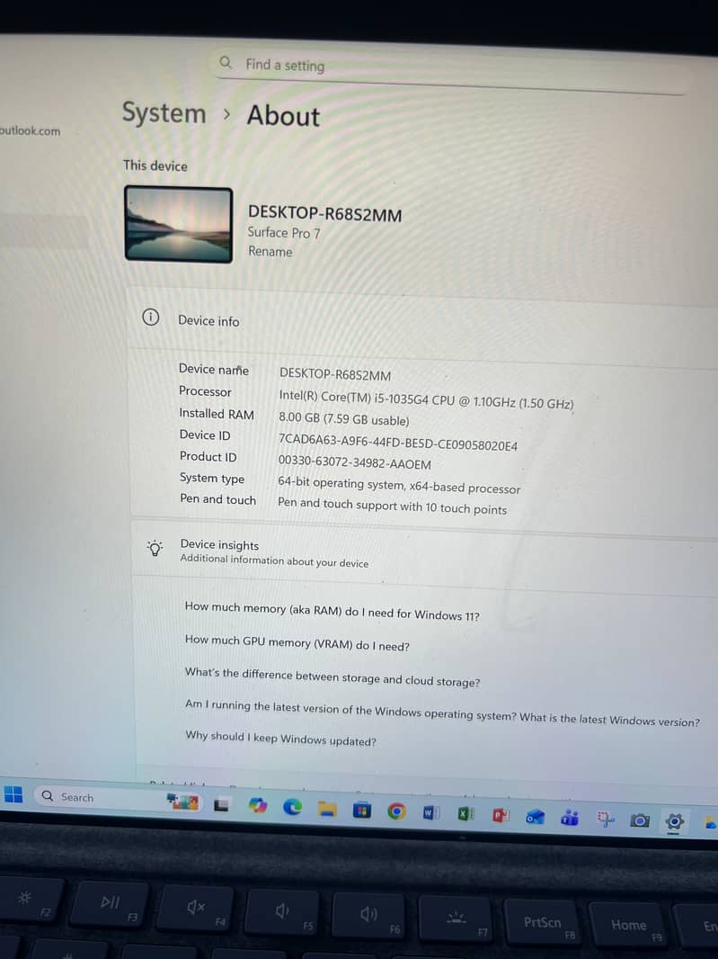 Microsoft Surface Pro 7 3