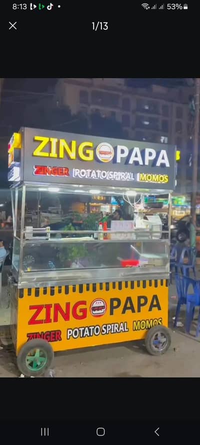 food stall zingo papa
