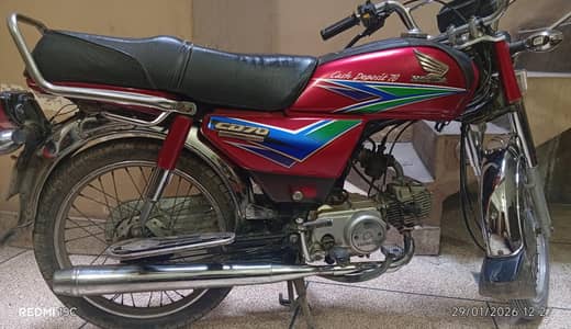 Honda CD 70 – Full Engine Work Done, Excellent Condition, 12,372 km