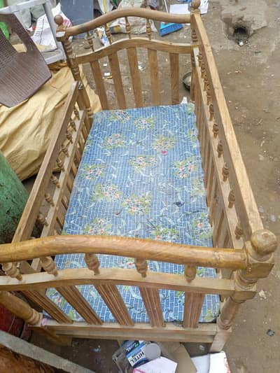 Solid Wooden Baby Cot