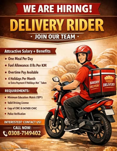 Delivery Riders Required || Rider Jobs || Urgent Hiring !!