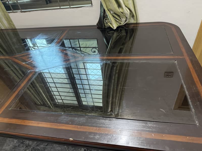 Dining Table with 6 dining chairs 3