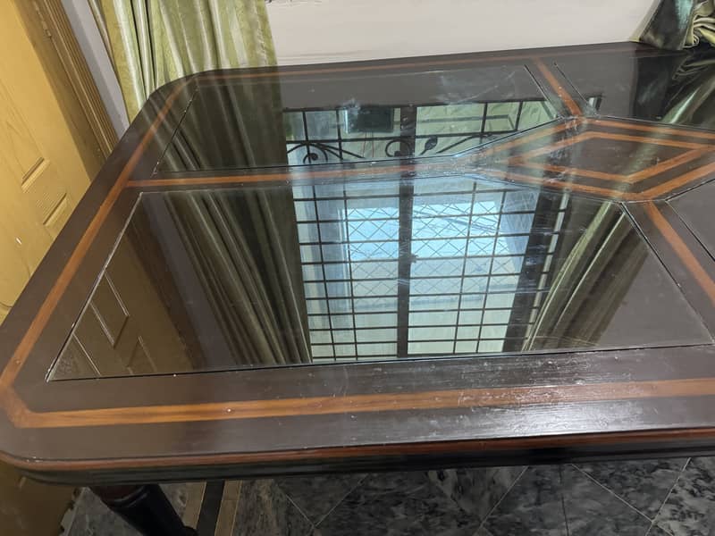 Dining Table with 6 dining chairs 10