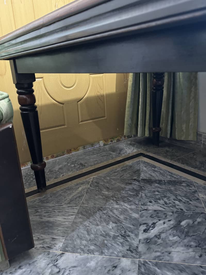 Dining Table with 6 dining chairs 12