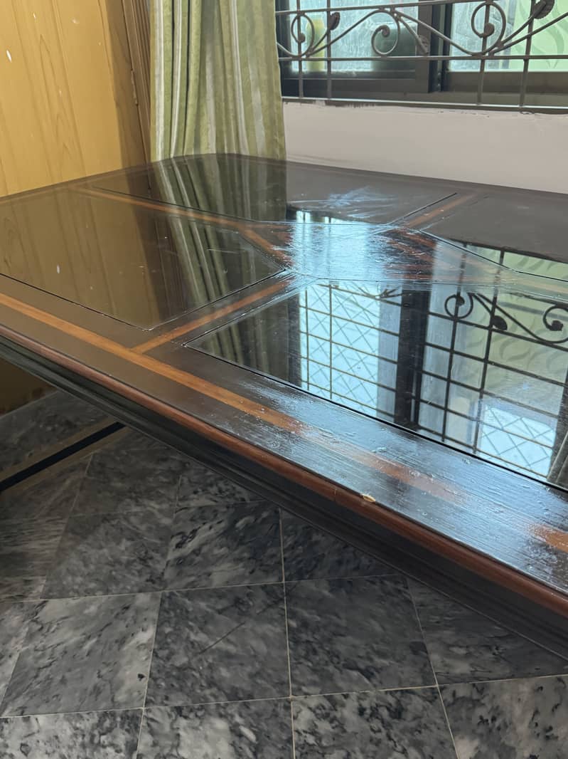 Dining Table with 6 dining chairs 15