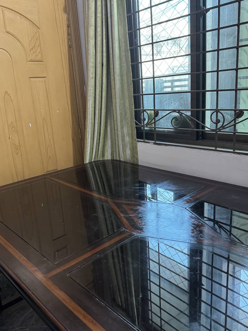 Dining Table with 6 dining chairs 17