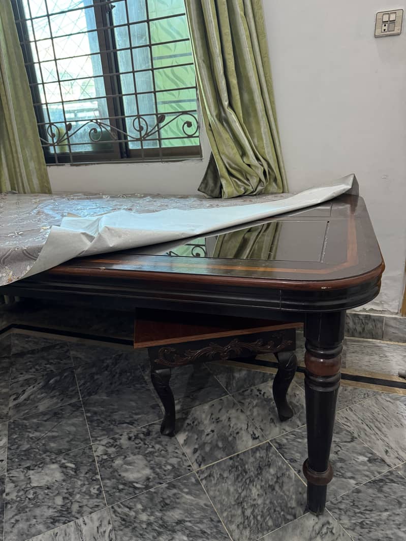 Dining Table with 6 dining chairs 19