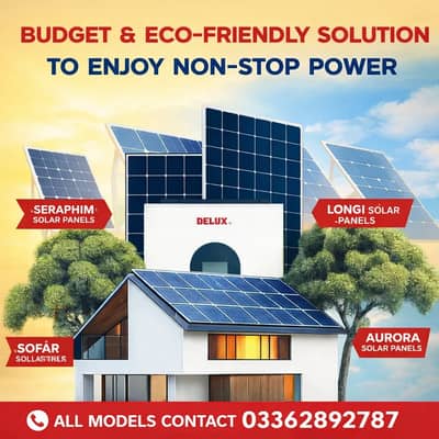 Solar panels jinko/ longi x10 / Trina with 12 years warranty