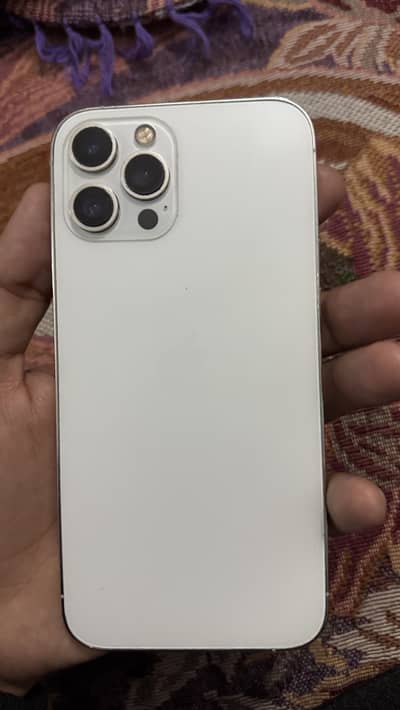 Iphone 12 pro max White 256gb | PTA approved