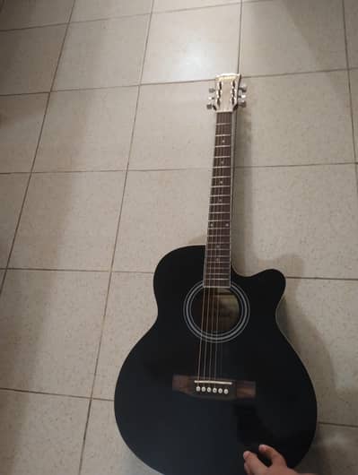 Semi Acoustic Black Guitar Chinese 40 inches