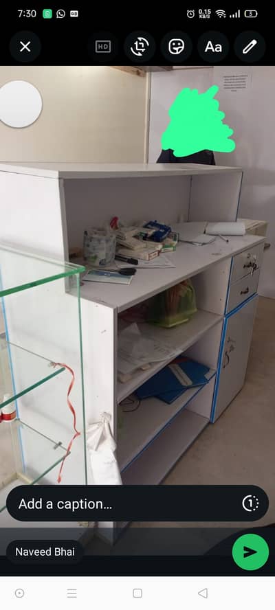 Pharmacy shlevs plus glass door for sale