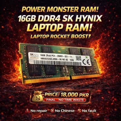  16GB DDR4 Laptop RAM SK Hynix 2666MHz – Gaming / Editing Beast
