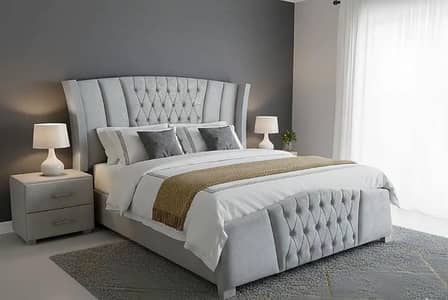 Bed /Poshish Bed /Double Bed/king Size Bed/Bed Dressing Side Table