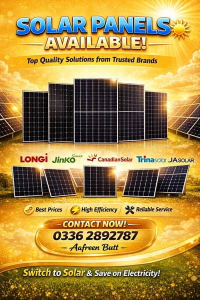 Solar panels jinko/ longi x10 / Trina with 12 years warranty
