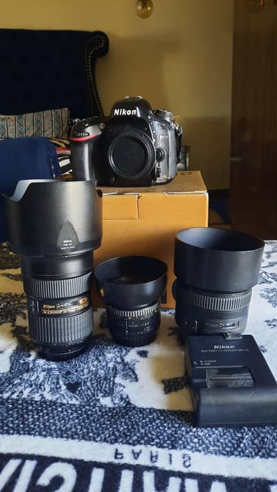 nikon D610 with box and  24-70mm 2.8 lens 85mm 1.8 nikon