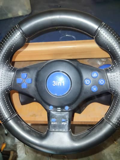 3IN1 VIBRATIONS GAMING STEARING WHEEL