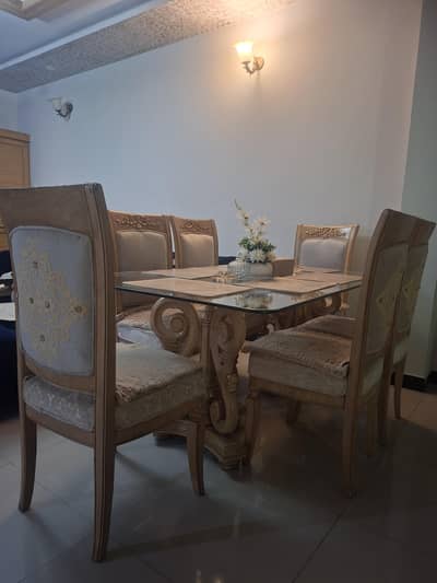 dining with six chairs