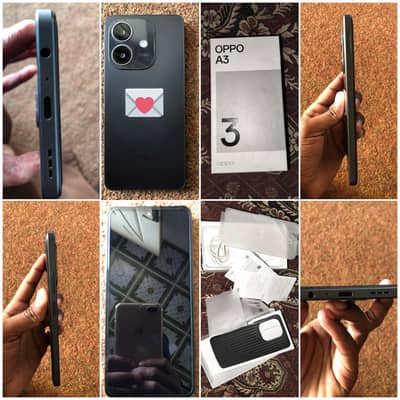 OPPO A3 STORAGE 256GB, RAM 6+6, WITH BOX AND ORIGINAL ULTRA FASTCHARGE