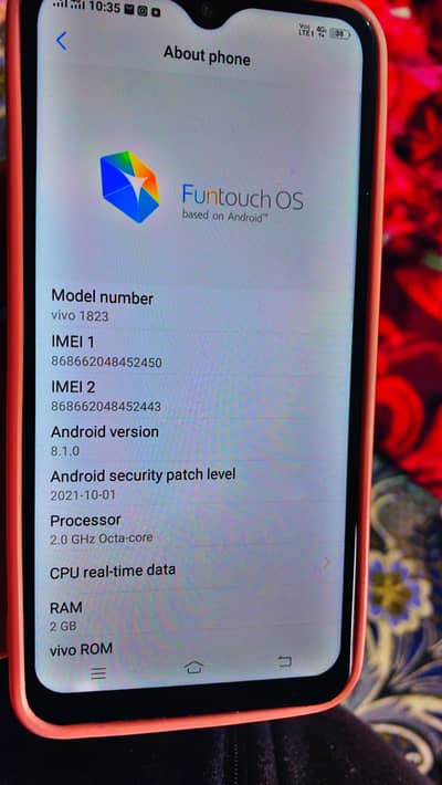 Vivo y90 official mobile 2/32 for sale best hotspot device