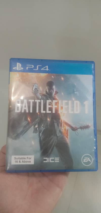 Battlefield 1 original disk for PS4